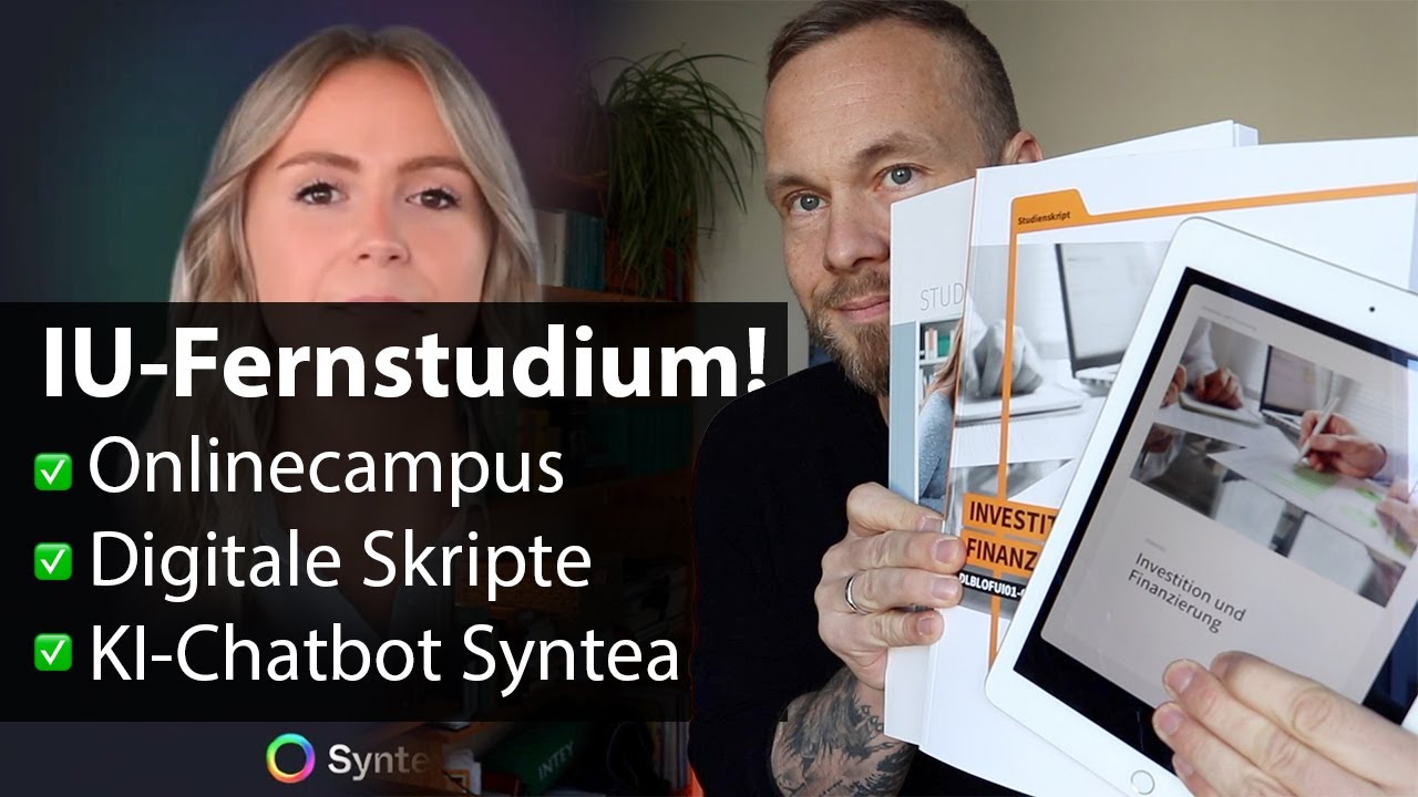 IU-Fernstudium 💻 Ich zeige Onlinecampus, Skripte, Syntea & Co. (2024)