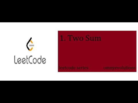 1.Two Sum Solution Using C++ || LeetCode Solution || LeetCodeSeries ...
