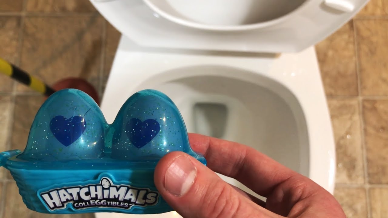 Will it Flush? Hatchimals vs Toilet Experiment YouTube