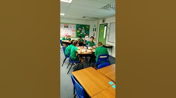 Plickers Screen in 8th Grade Math Class