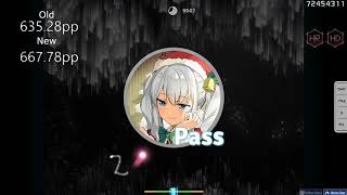 Cookiezi's xi - Blue Zenith [FOUR DIMENSIONS] +HDHR | old vs new pp system