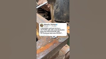 I LAUGHED out loud during a LECTURE with 240 under graduates when the PROFESSOR said 