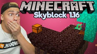 NOUL SKYBLOCK PE MINECRAFT 1.16.4 ! HAI ȘI TU !