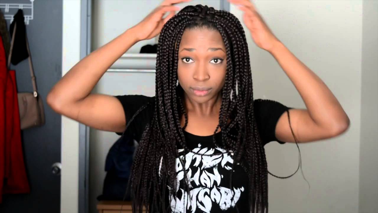How To Style Box Braids With Shaved Sides And Undercut