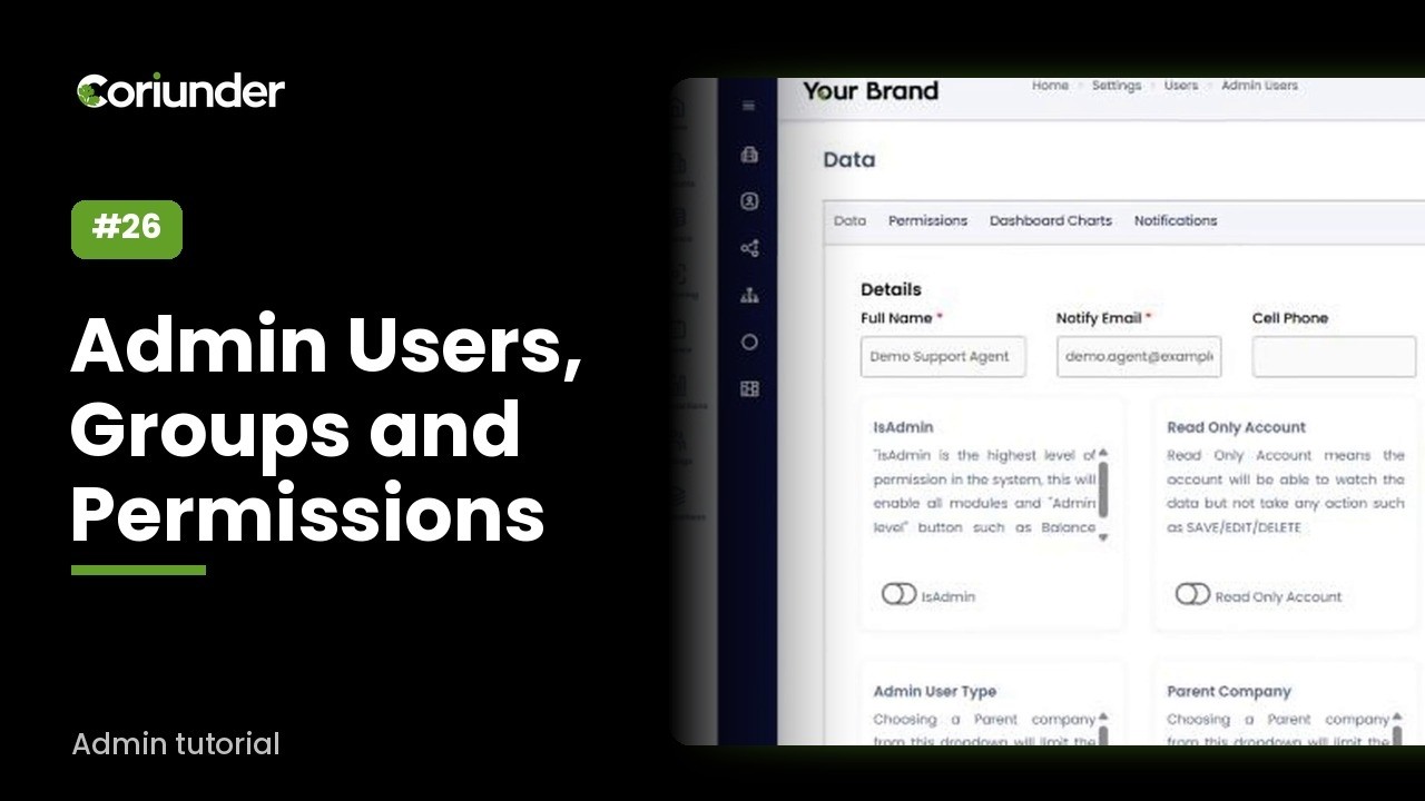 Admin Users, Groups and Permissions