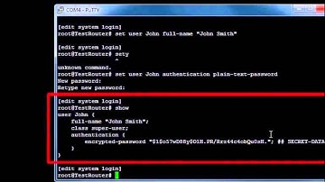 Junos : User Authentication Methods and Custom Login Classes