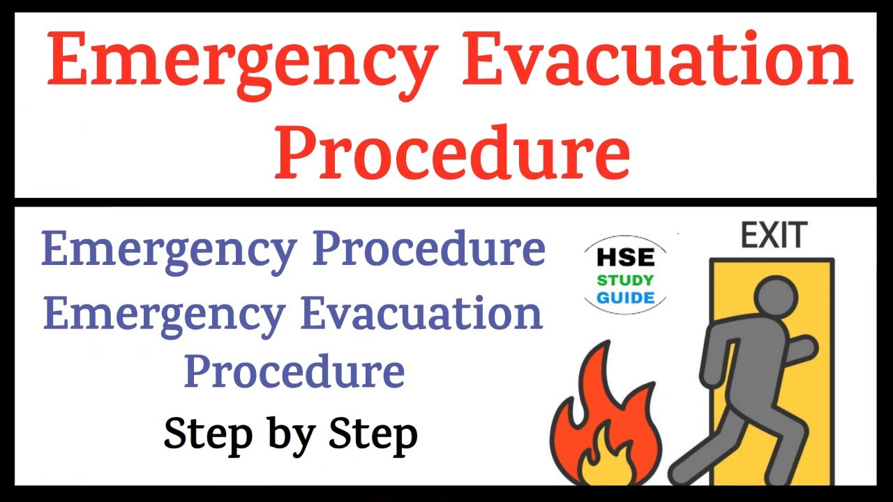 essay paragraph explaining the steps in evacuation brainly