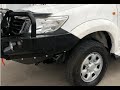 05-15 Toyota Hilux N70 fitting Factory SR5 Style flares to non-flare Hilux 70 KUN26R