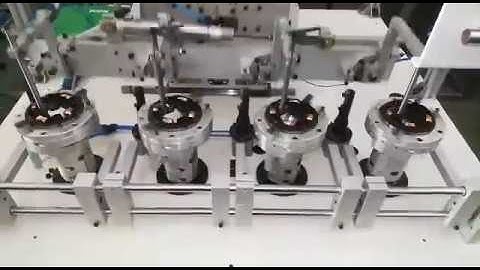 BLDC Four Station Needle winding machine@electromecautomation @electromechbangalore742