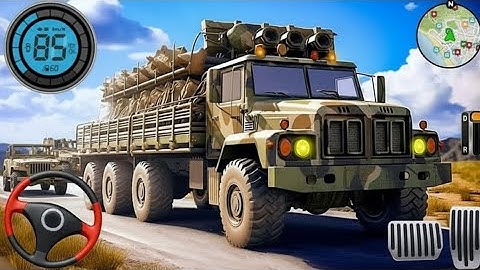 US Army Truck Transport Simulator - Military Cargo Mission Game - Android Gameplay
