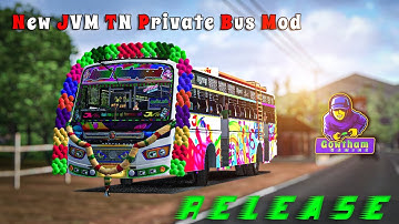 New JVM TN Private Bus Mod | Release | Gowtham gaming