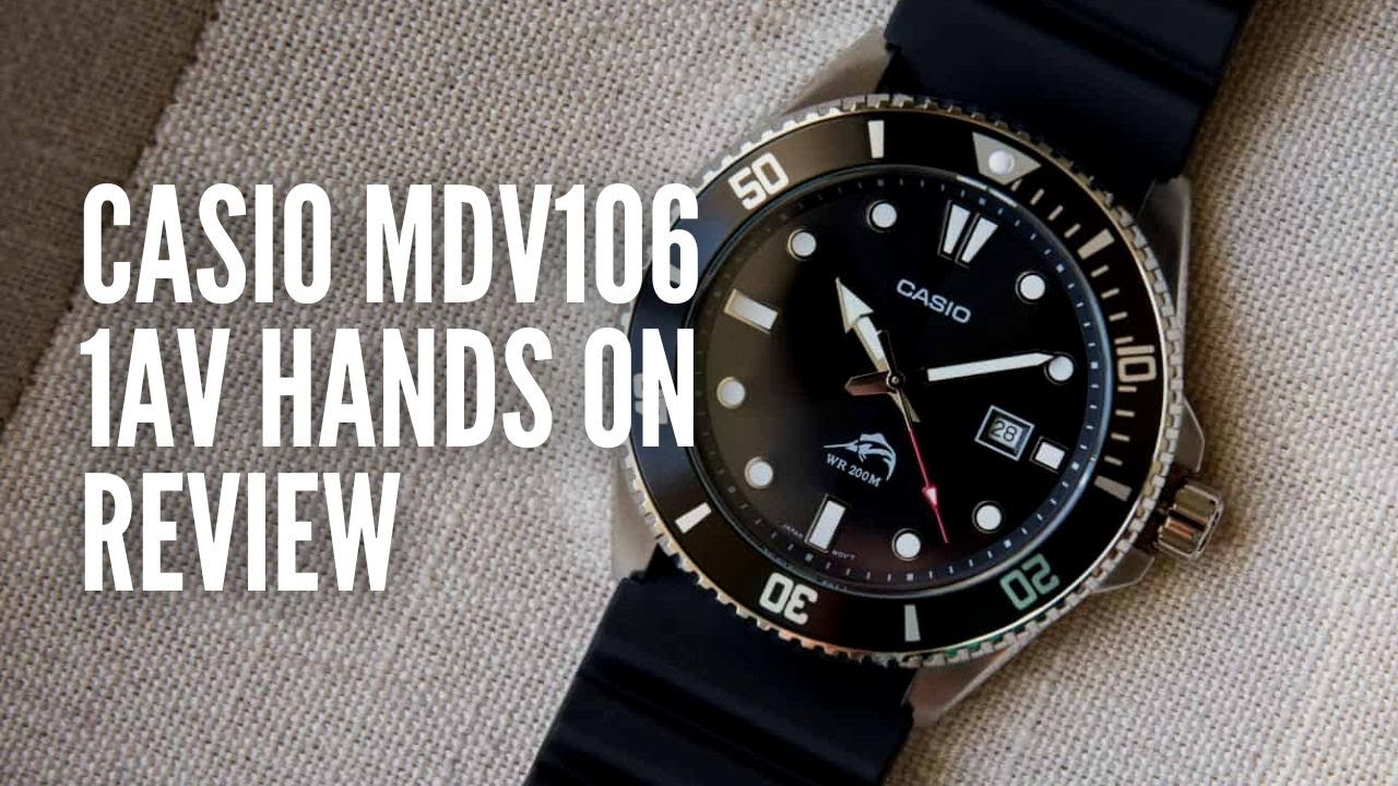 Dekoration handling harpun Casio MDV106 1AV Hands-On Review - YouTube