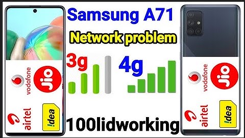 Samsung A71 network problem solution // how to solve network problem solve samsung A71