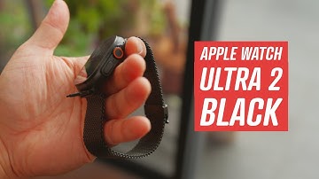 Black Apple Watch Ultra 2 Titanium Milanese Loop Review