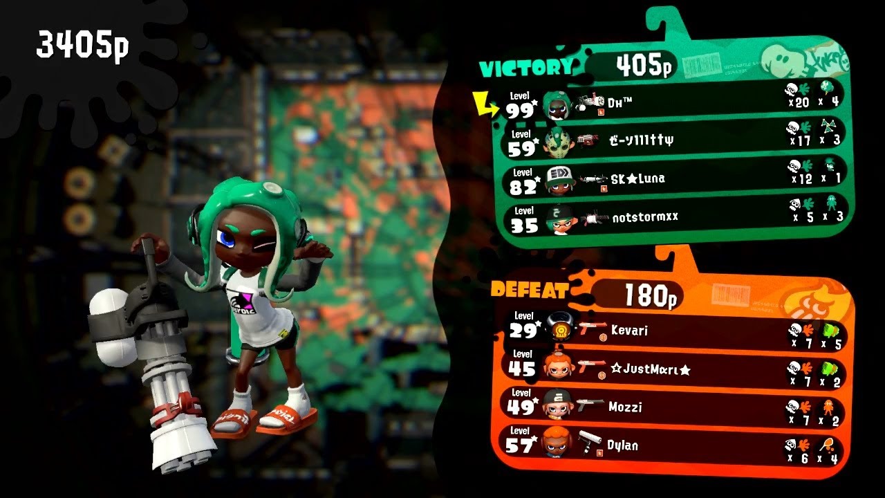 Splatoon 2 League Battle 202 Rainmaker YouTube