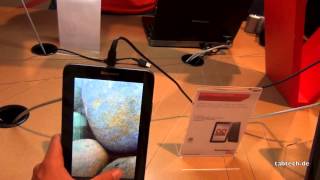 Lenovo IdeaTab A2107 Hands On - English @ IFA 2012