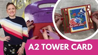 A2 Tower Card with Sam Calcott & NEW Creative Craft ProductsA2 Collectables Dies