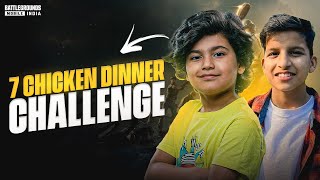 7 Chicken Dinner Challenge With Piyush Joshi @piyushjocgaming 🔥 | BGMI Highlights