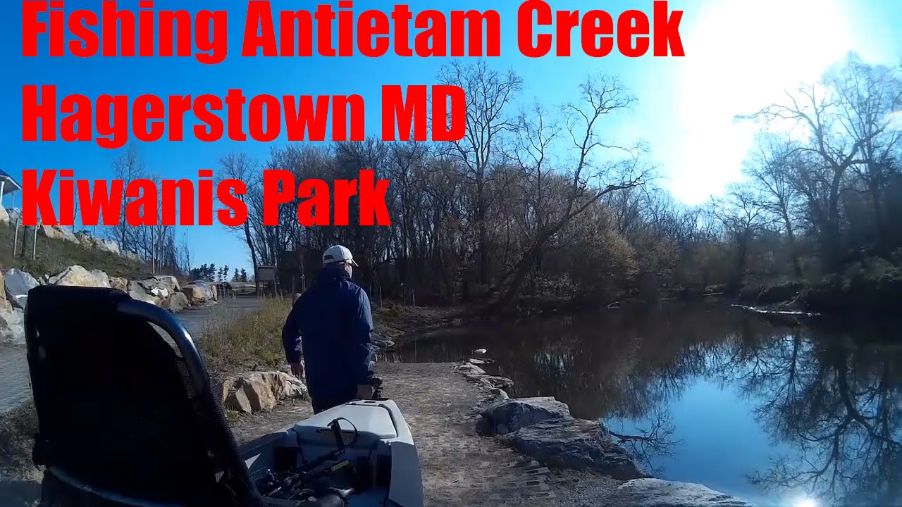 Fishing Antietam Creek at Kiwanis Park 🎣