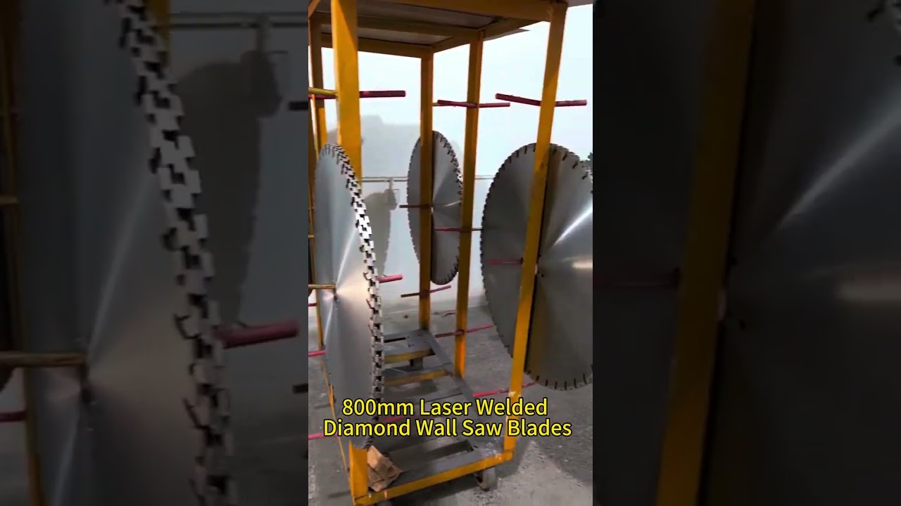 800mm Laser-Fused Diamond Wall Saw Blades for Reinforced Concrete