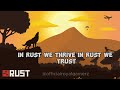 Survive in Rust: An Epic Game Theme Song | Original Soundtrack by royalgamerz (Hardrock Version)
