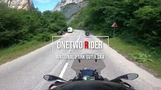 Motorcycle tour: Riding the beautiful National park Sutjeska (Tjentište) (4K, background music)