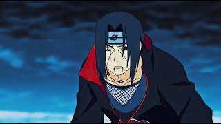 Sono Sharingan Itachi Uchiha. 4K Clip Video. Villain Of Naruto Anime.