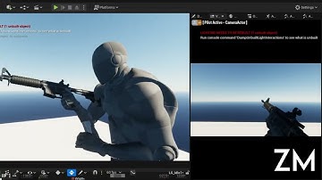 Unreal Engine 5 TPS+FPS M4 reload using only one animation