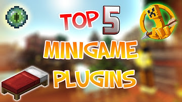 Top 5 MINIGAME Plugins | Minecraft