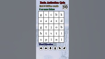 If you are excellent , you can find 3 hidden words. Brain/IQ Test [S28]