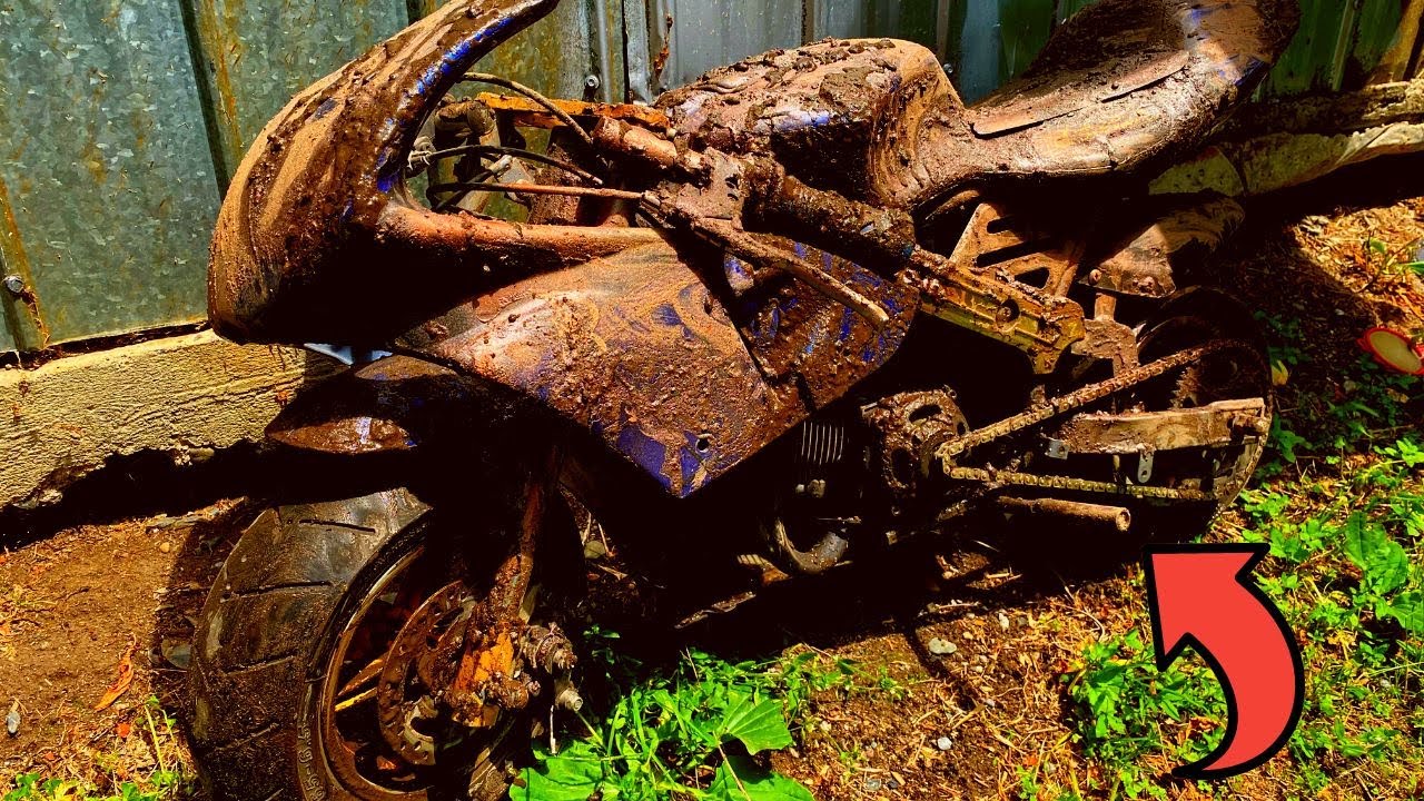 Honda CBR Minibike - Restoration Abandoned rusty Minibike