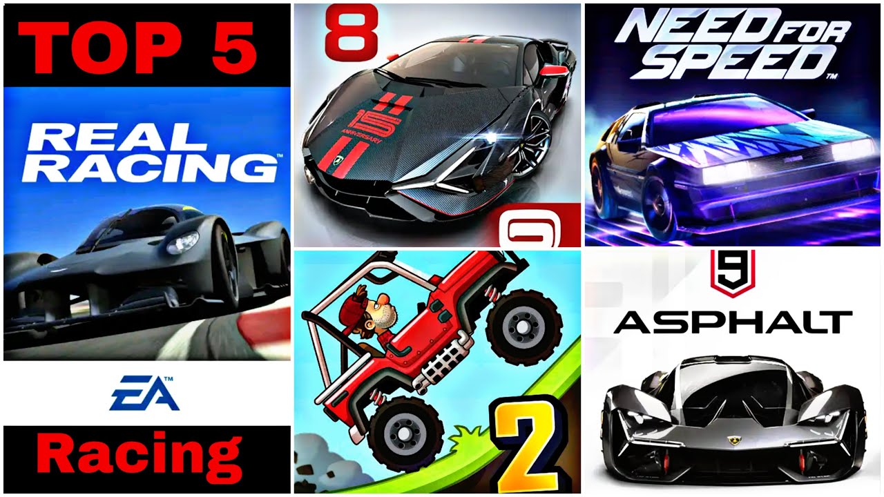 Top 5 Racing Game  || Dj || 