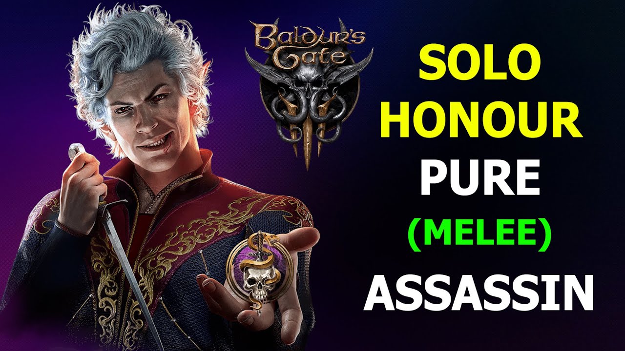 Solo Honour Pure (melee) Assassin | BG3 (Act 2)