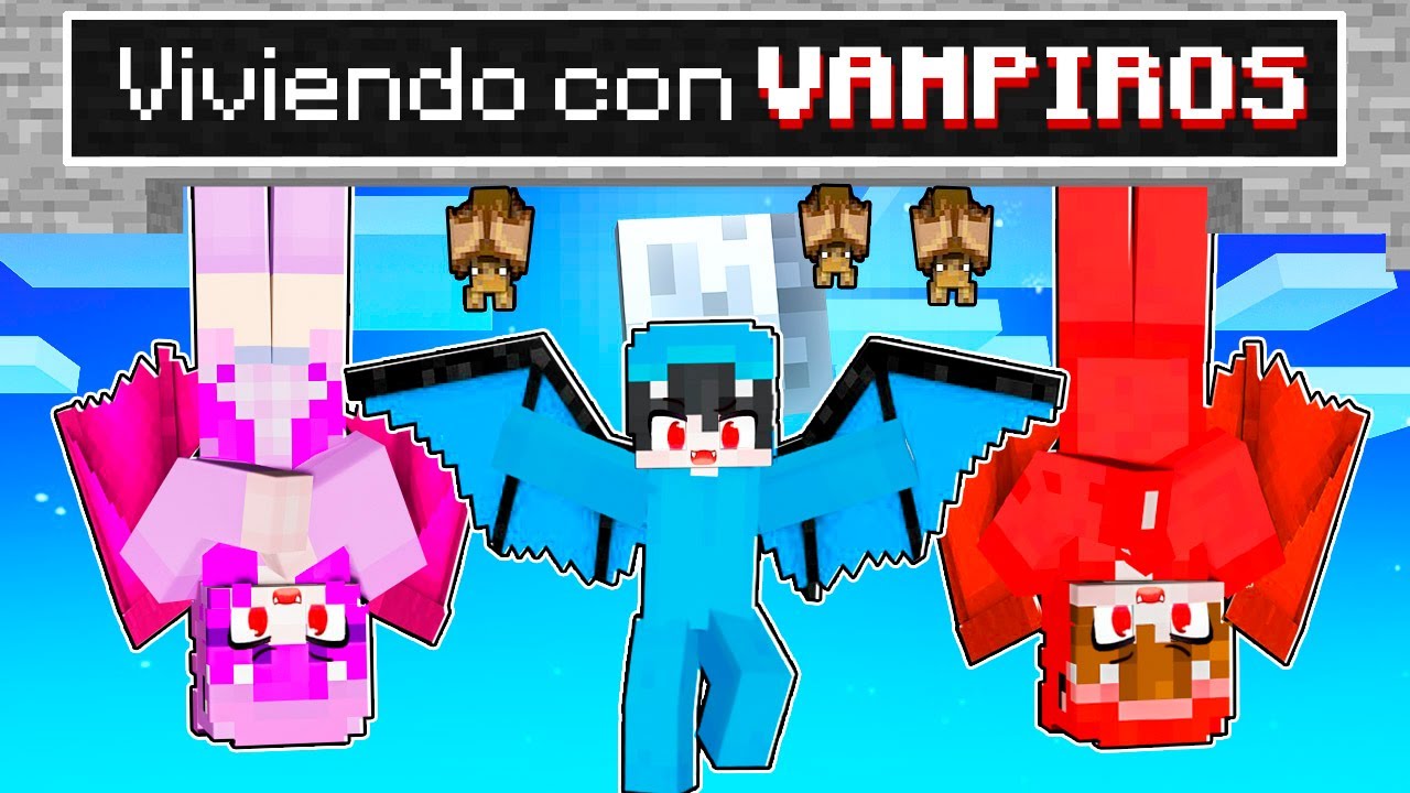 Jugando Minecraft siendo un VAMPIRO!