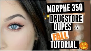 Drugstore Fall Makeup Tutorial - Morphe 35O Dupes | Tori Sterling ♡