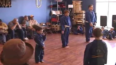Alex - Yellow/White Junior Taekwondo Belt Test