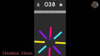 NEW Color Switch [ SLOW MODE ] Level: 31 - 50 Game Play screenshot 2