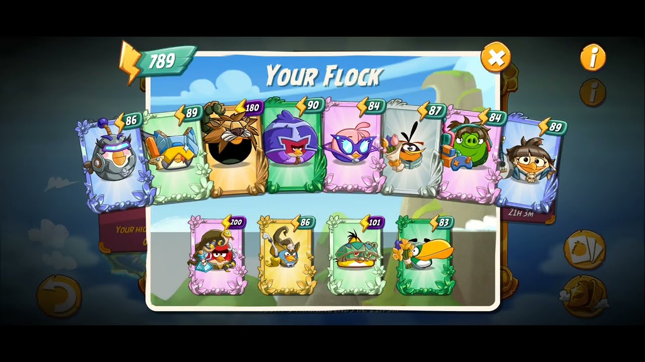 Angry Birds 2 AB2 Mighty Eagle Bootcamp MEBC With Red+Melody