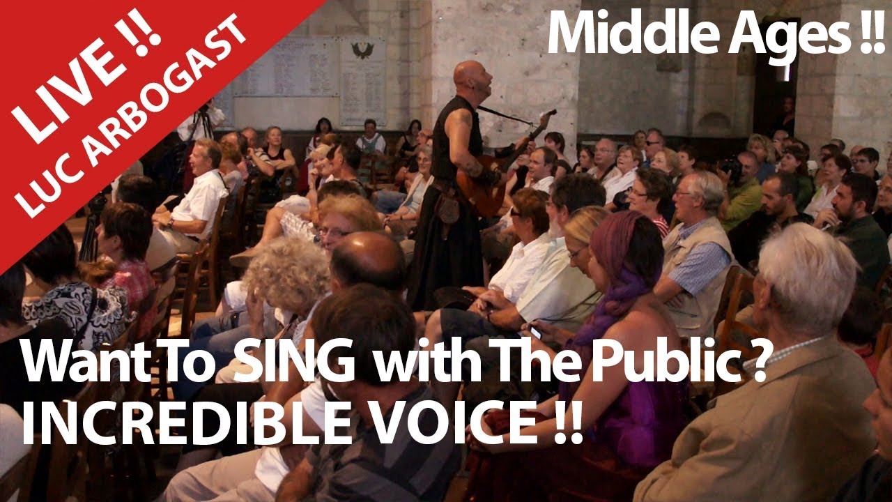 Luc Arbogast ! Want to Sing with The Public ? Live Session ! Magnifique Universal Prayer to God