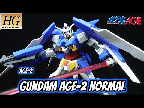HG Gundam AGE-2 Normal Review | Mobile Suit Gundam AGE - YouTube