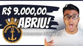 Marinha abre Concurso com salário de R$ 9.000,00 ! | Concursos públicos militares 2023 !!!