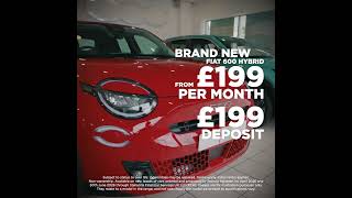 £199 Fiat 600 Offer | Fiat 600 Auto Hybrid | New Fiat SUV For £199 PM