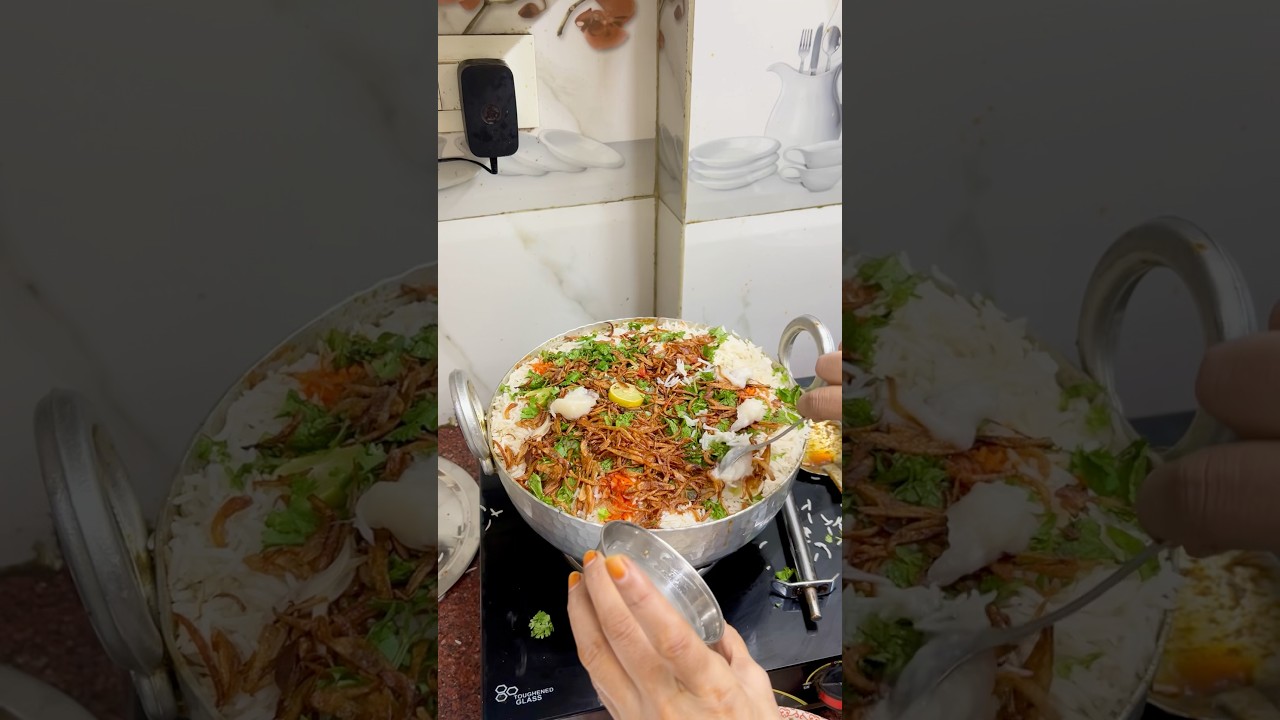 Chicken Dum Biryani✨Mere Tarike Se Banao Maza Aayega🤤❤️| #anishavlog #chicken #biryani