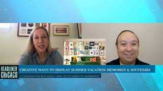 summer vacation memories & souvenir display w/ Framebridge Founder/CEO Susan Tynan #framing #art