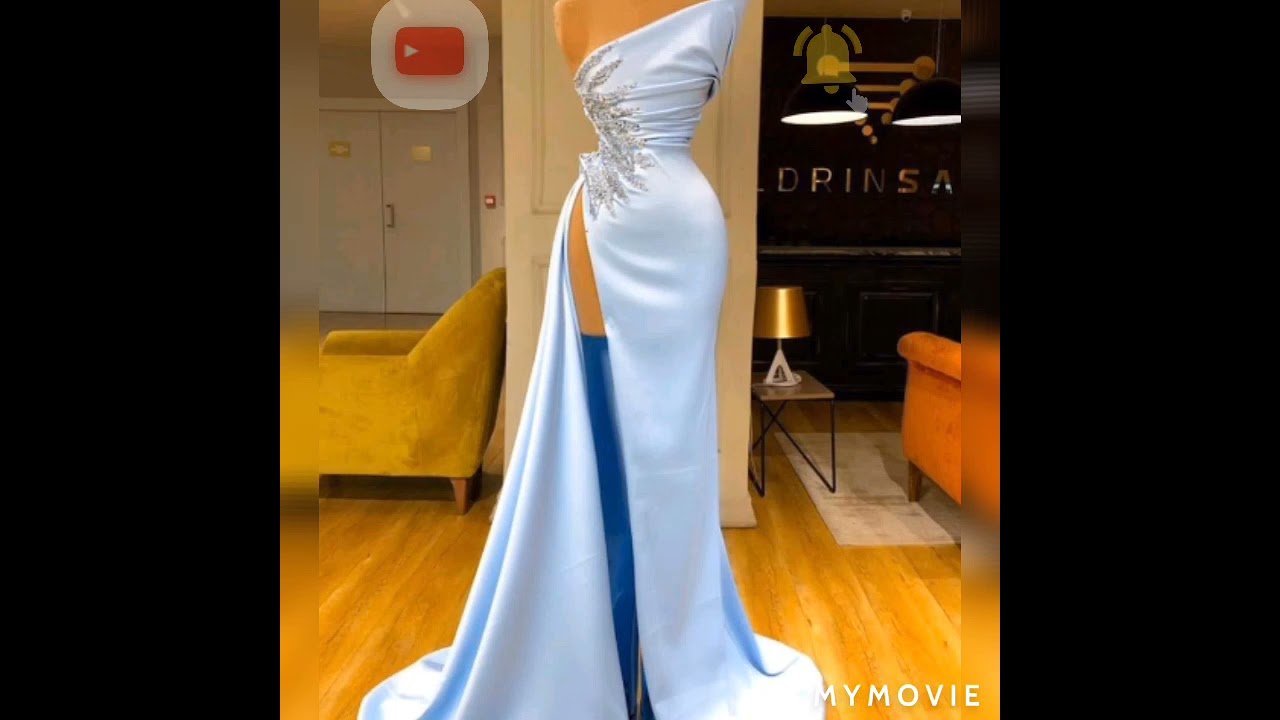 latest short dinner gown styles 2021