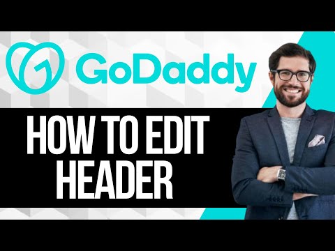 How to Edit Visual Elements in the Header of GoDaddy Website