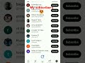 my subscribers 😊😘🥰😍🤩🥳🤗 #youtubeshorts #shorts