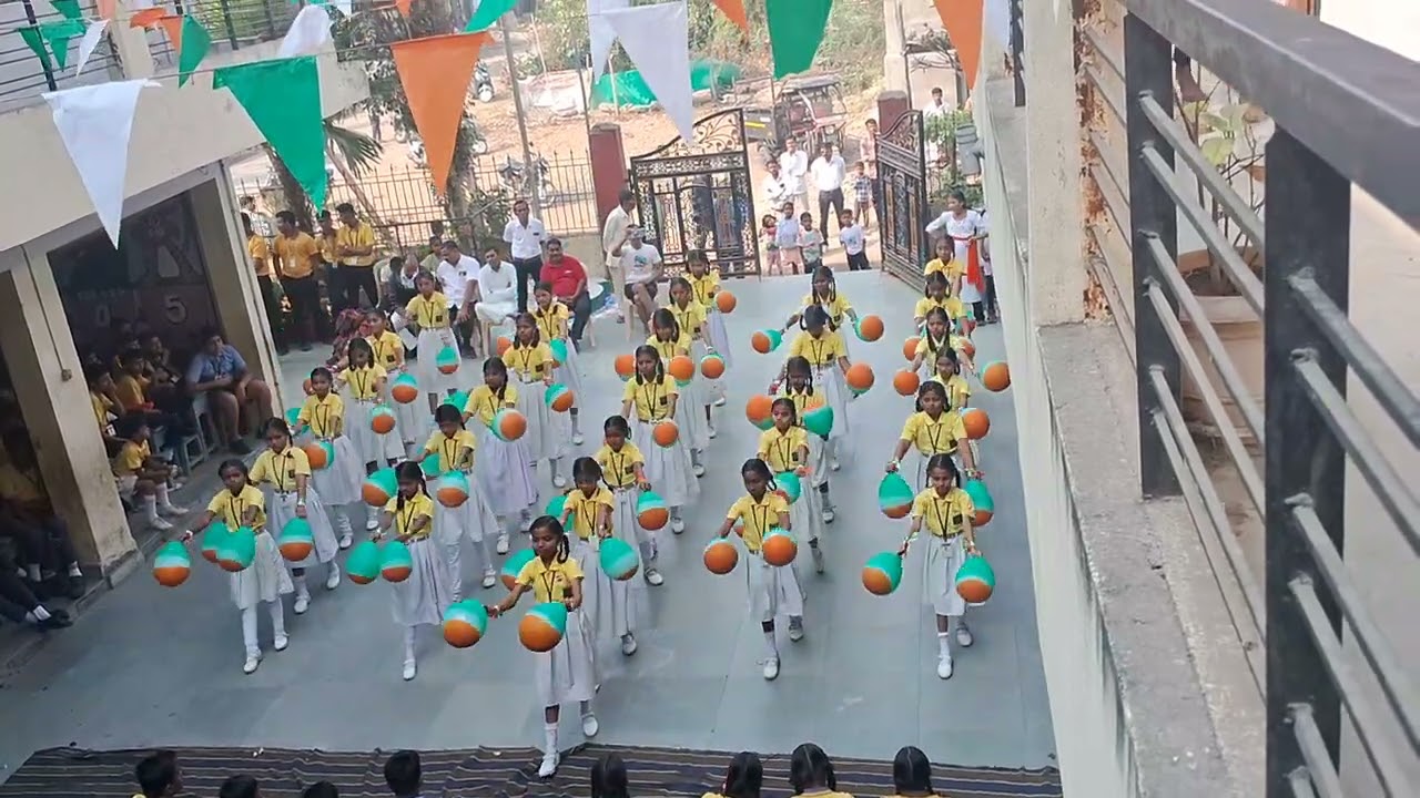 Balloon कवायत Randhir Upper Primary School class 5th, 6th 