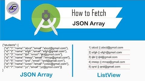 How to Parse JSON Array in Android Studio | JSONArray | Android Coding