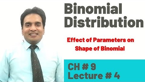 Binomial | Lecture # 4 | Effect of Parameters Of Binomial On Shape Statistics  By Muhammad Usman